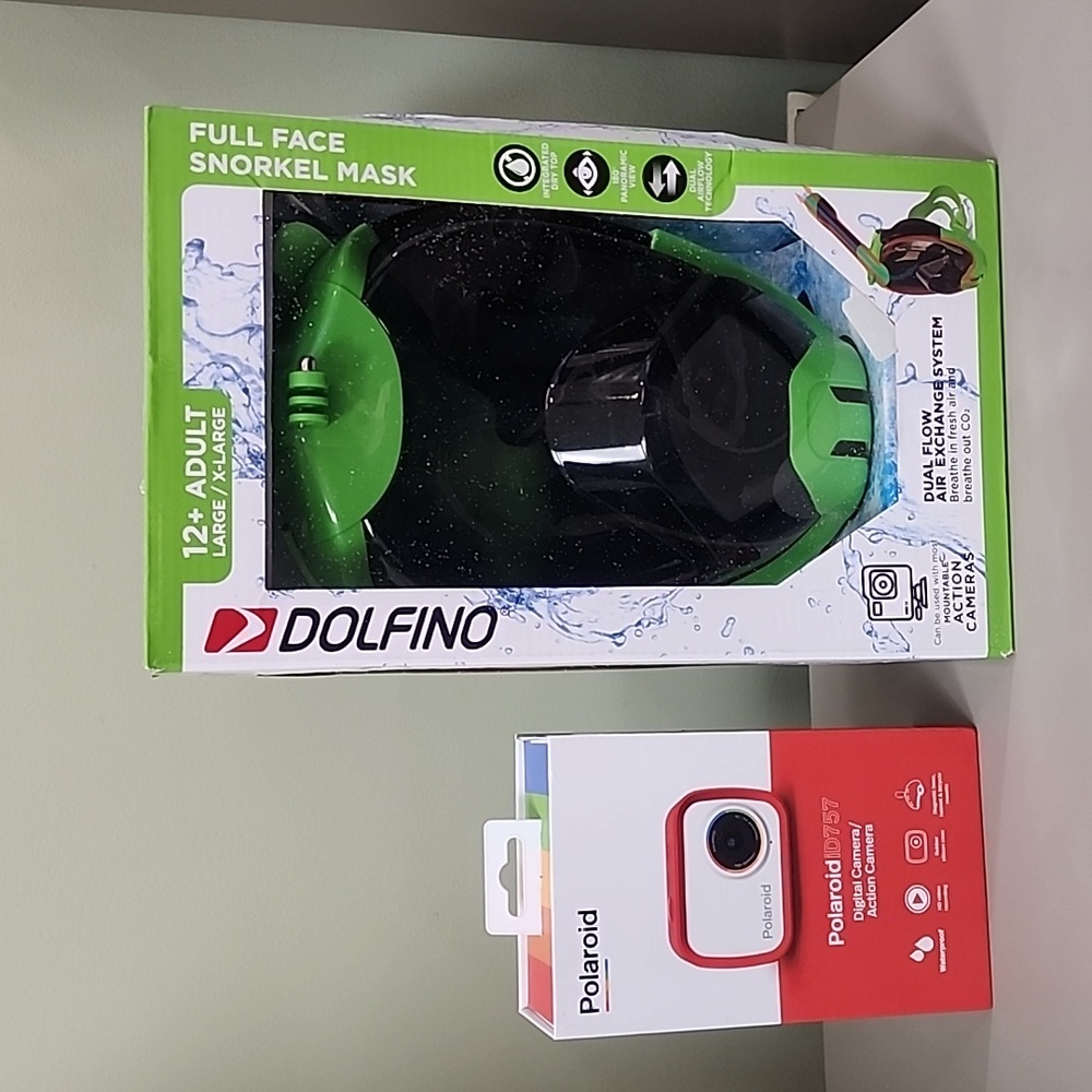 Polaroid Sport Action Camera 720p 12.1mp, Waterproof Camcorder Video Camera with